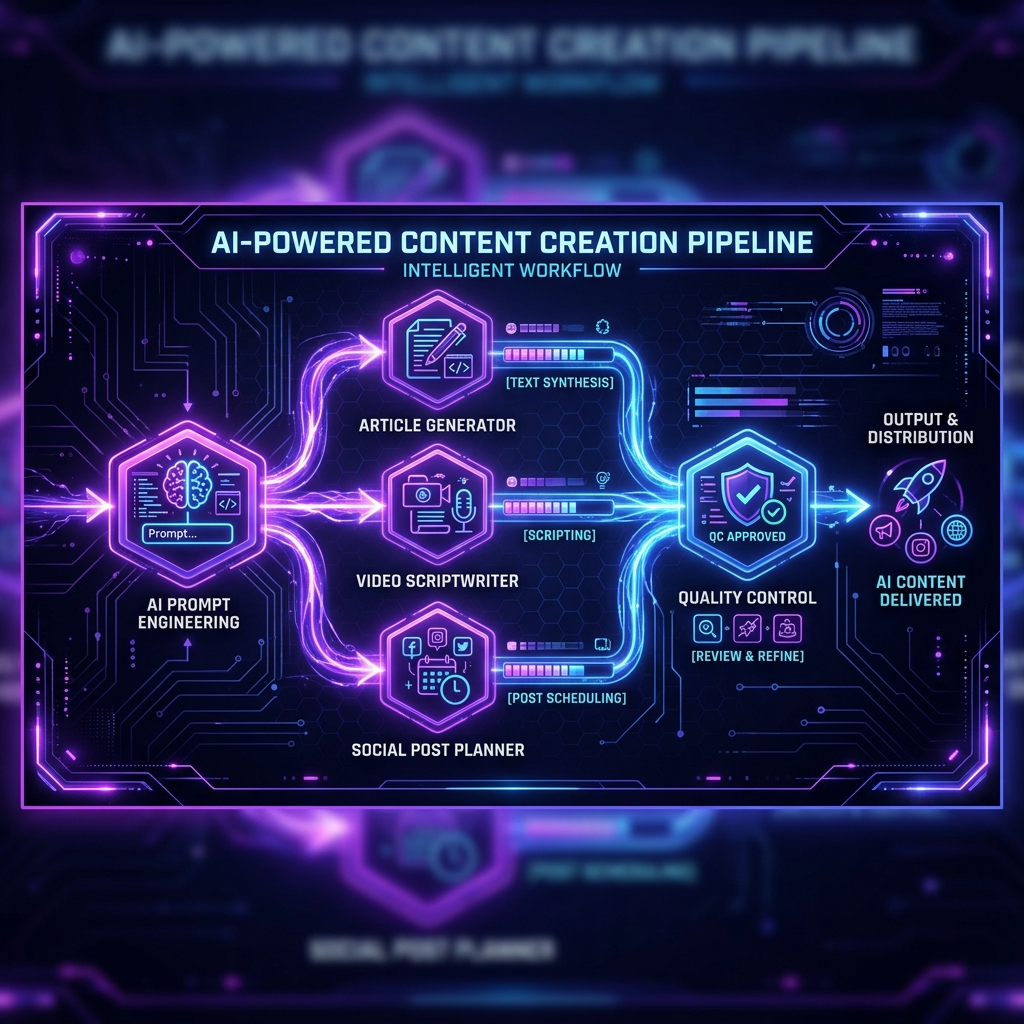 Quy trình tự động hóa Content Marketing bằng AI - Lê Gia Huy Master of Marketing